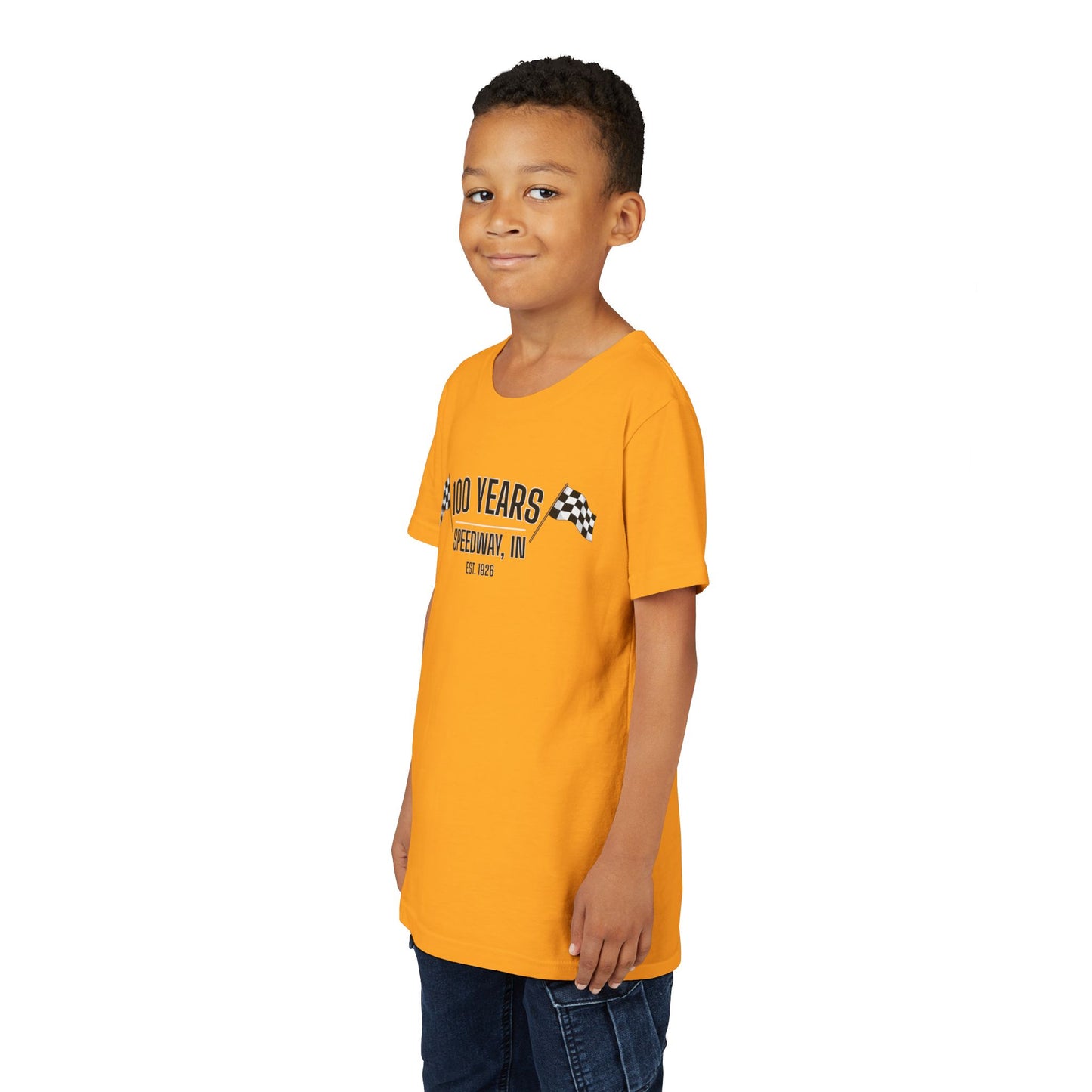 Youth 100th Anniversary - Speedway Flag Tee