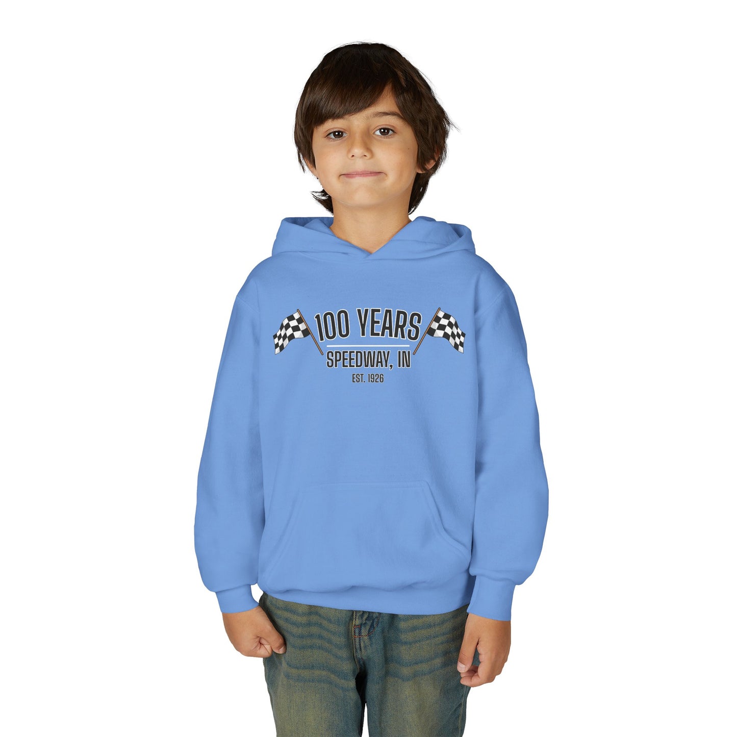 Youth 100th Anniversary - Speedway Flag Hoodie