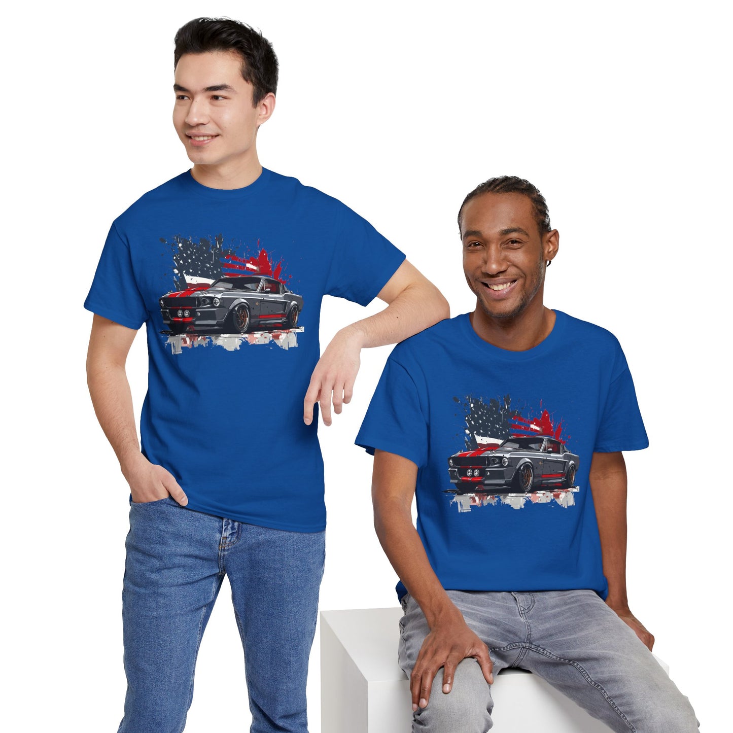 Shelby GT500 Eleanor with stripes — Mustang Graphic Tee