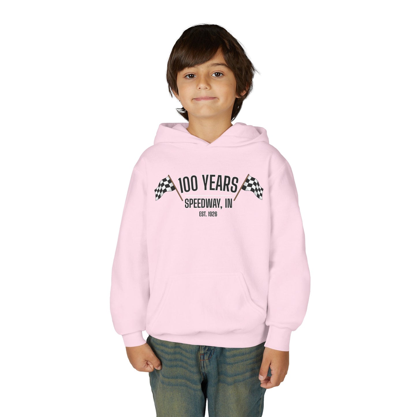 Youth 100th Anniversary - Speedway Flag Hoodie