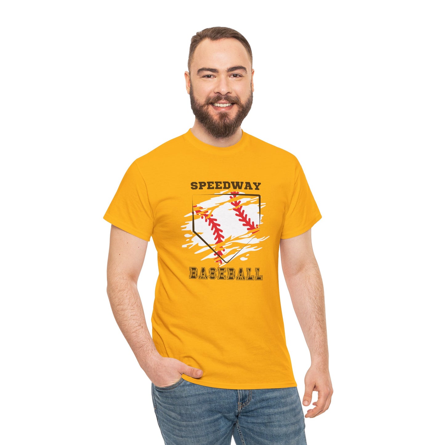Speedway Baseball T-Shirt — Vintage Distressed Baseball