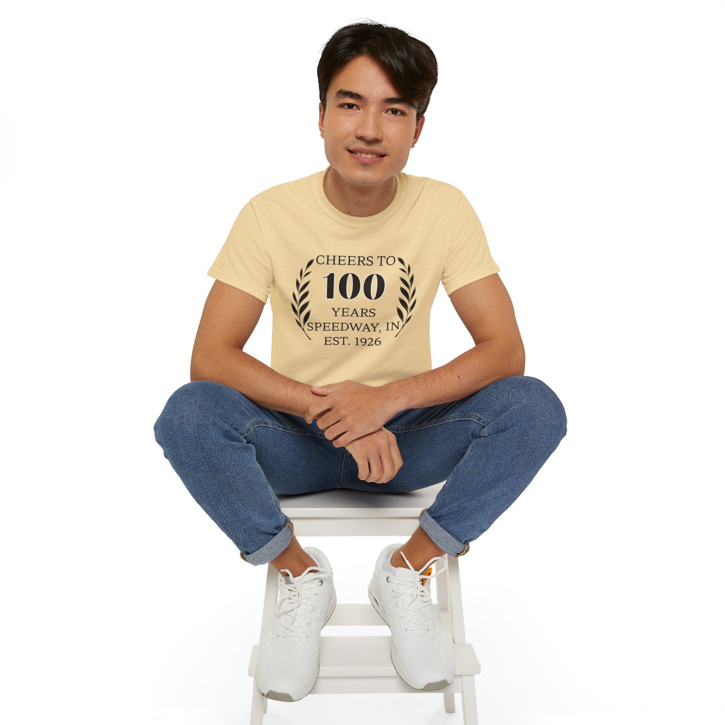 Adult 100th Anniversary - Speedway Cheers Tee