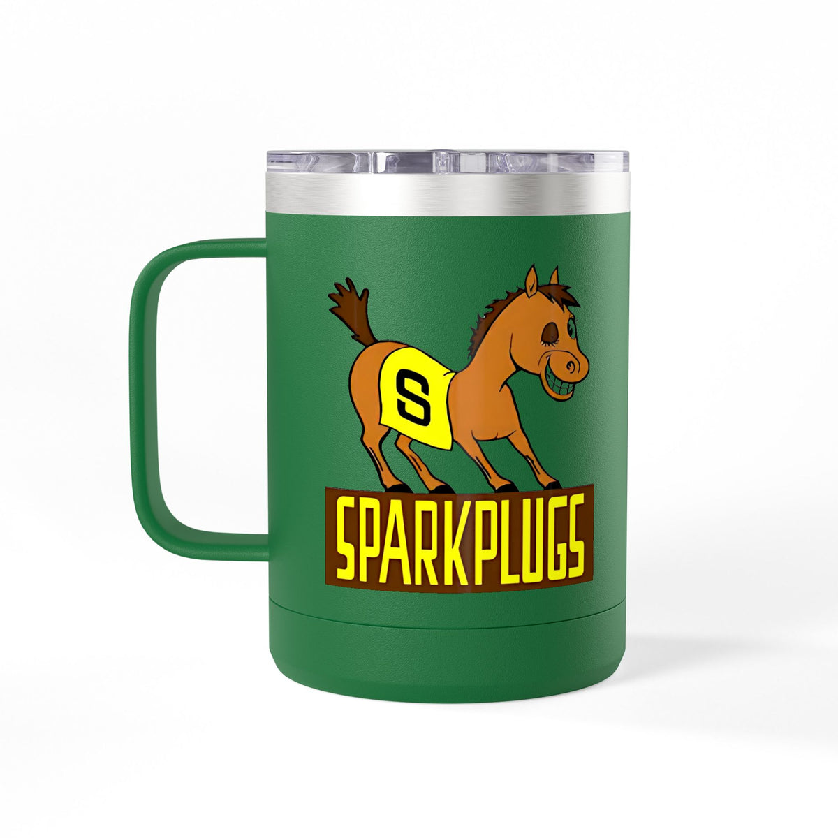 Old School Speedway Logo - 15oz Insulated Coffee Mug Tumbler with Lid