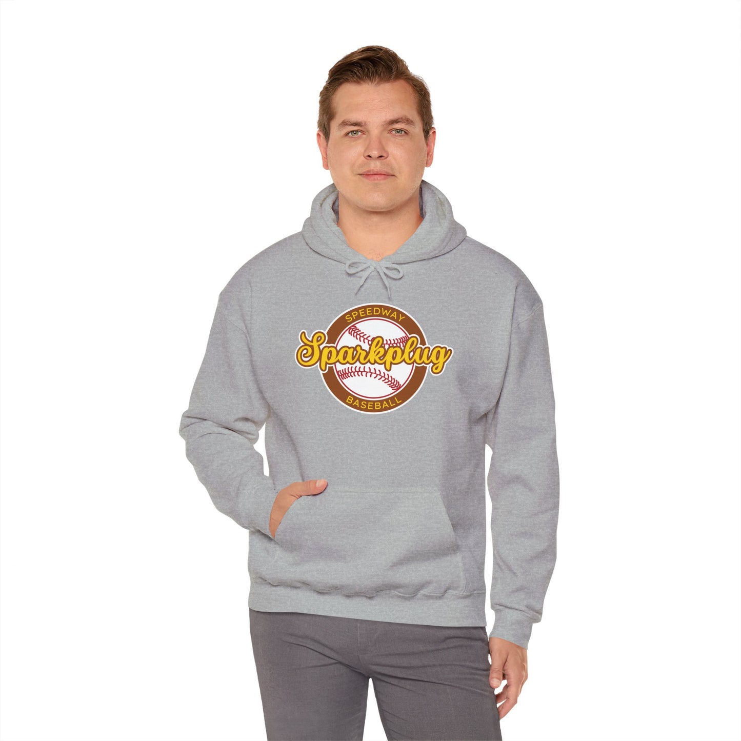 Adult Sparkplug Baseball Hoodie — Vintage-Inspired Team Pullover
