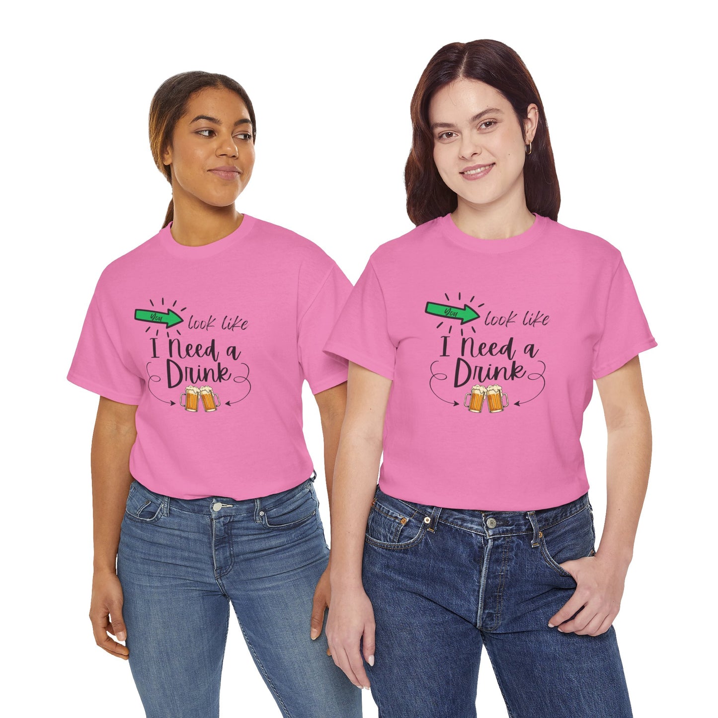 Adult I Need a Drink T-Shirt — Funny Graphic Tee