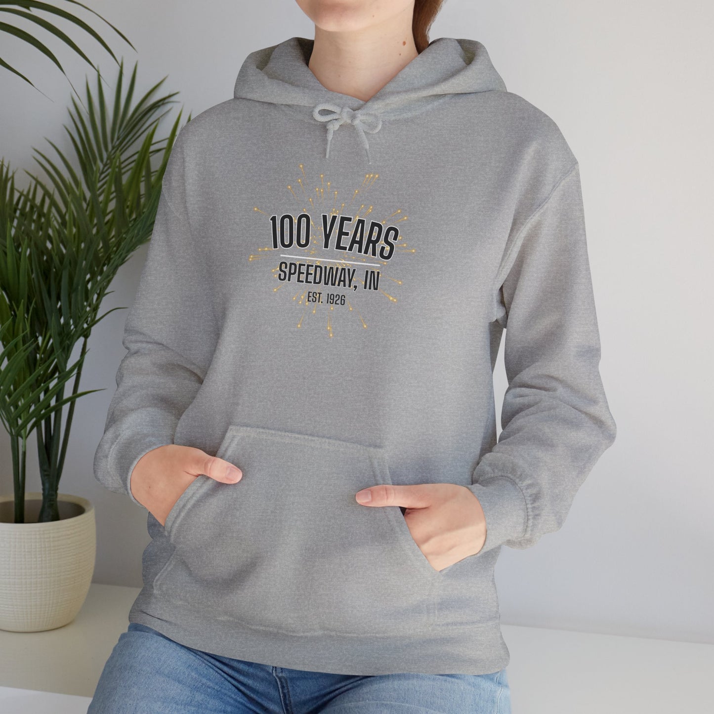 Adult 100th Anniversary - Speedway Firework Hoodie