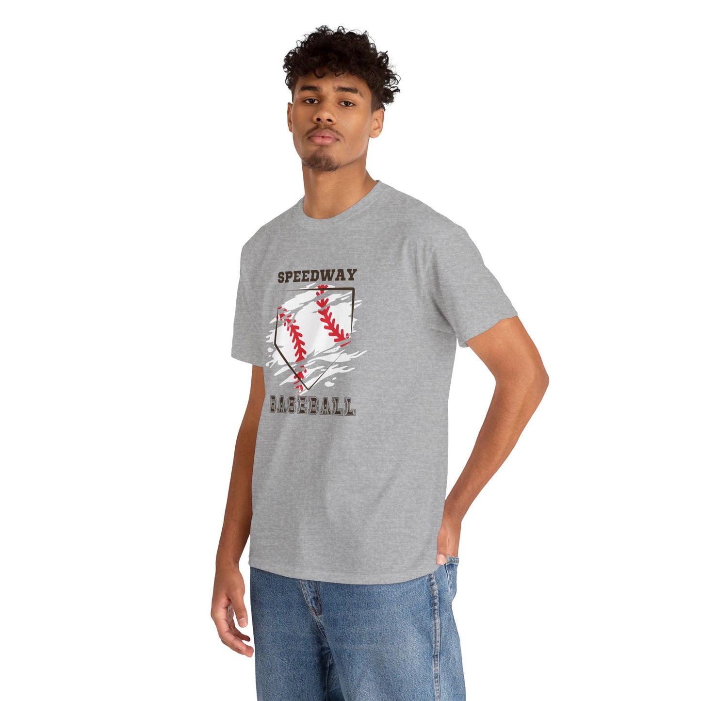Speedway Baseball T-Shirt — Vintage Distressed Baseball