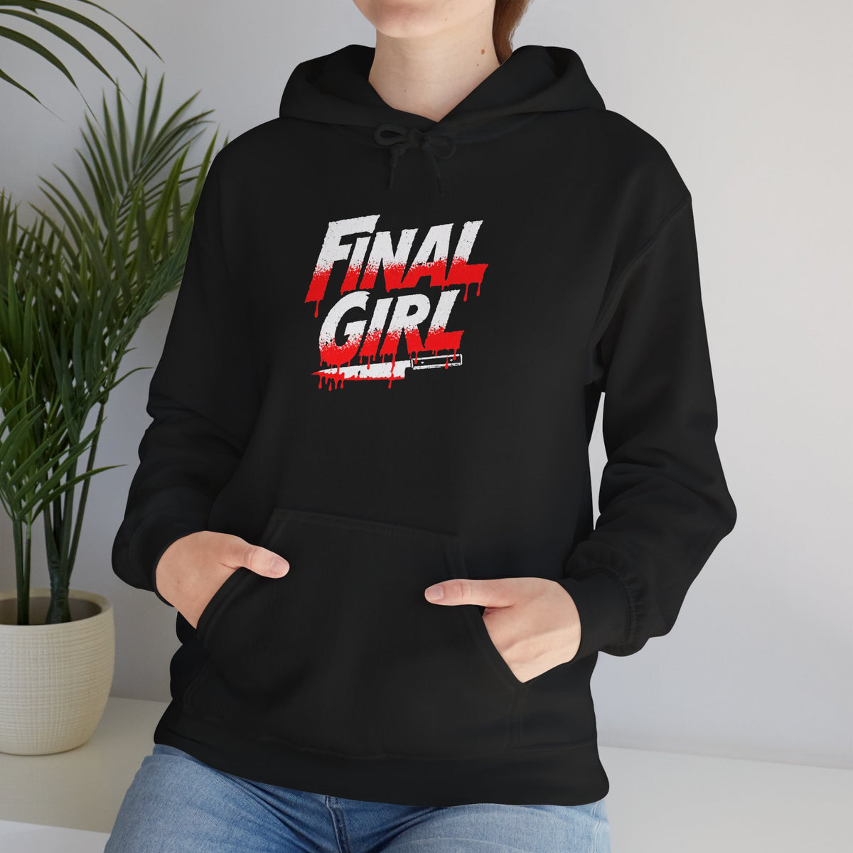 Final Girl Hoodie – Retro Slasher Horror Sweatshirt