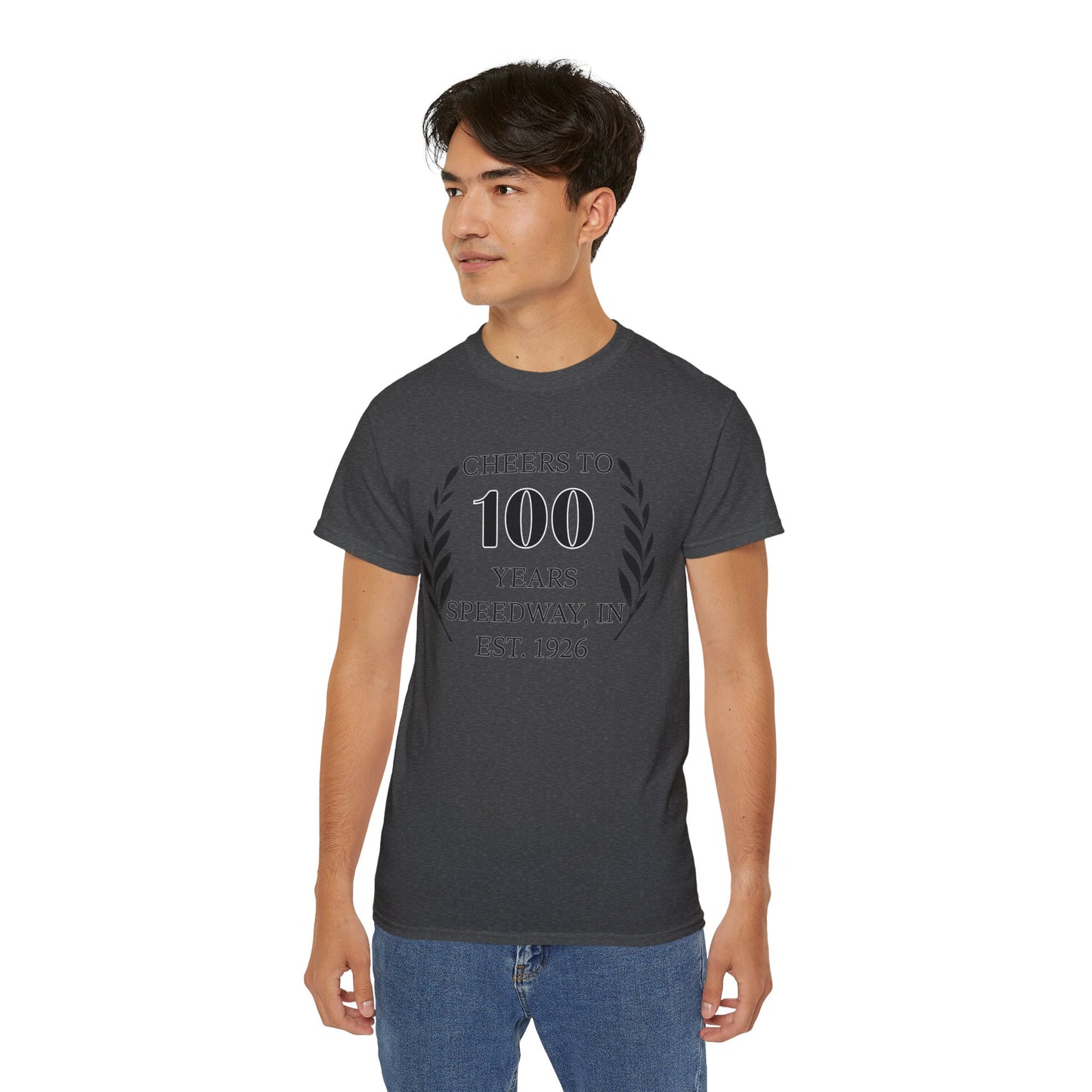 Adult 100th Anniversary - Speedway Cheers Tee