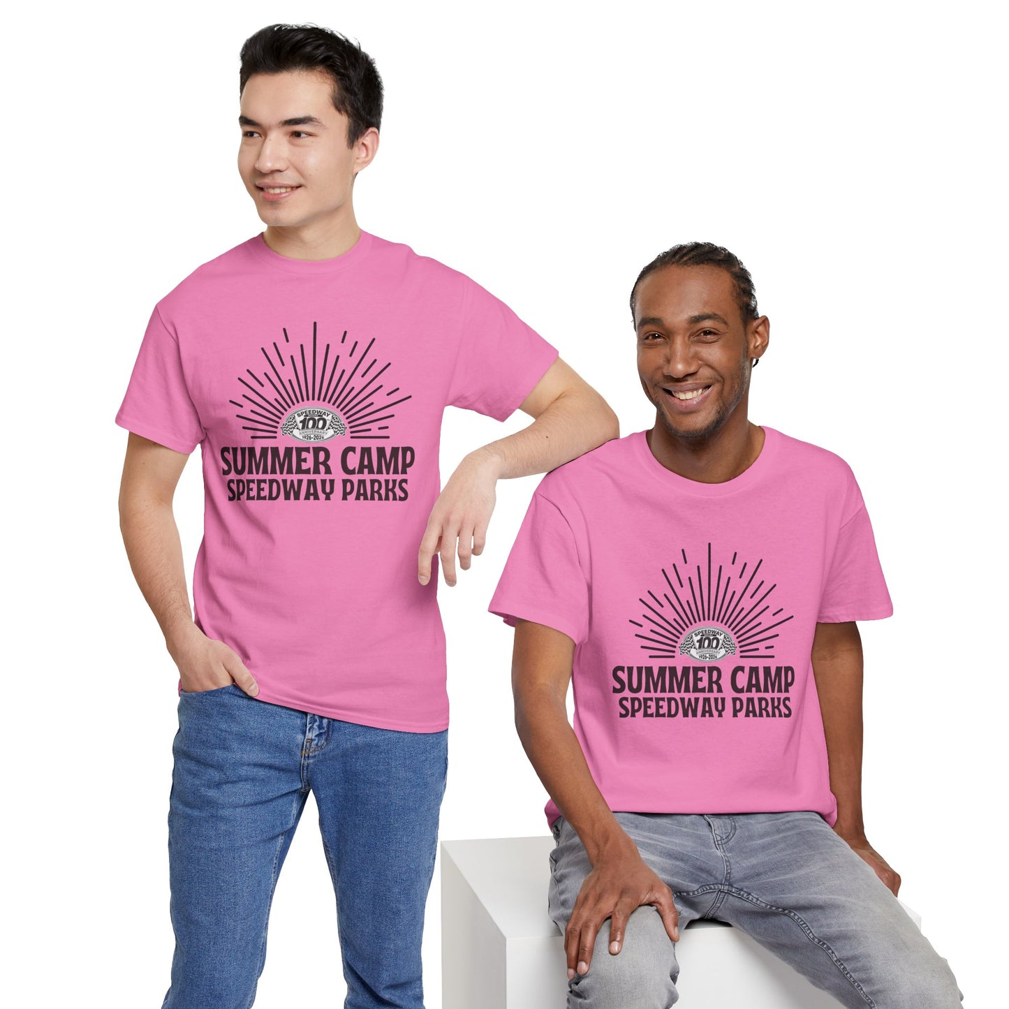 Adult Summer Camp T-Shirt - 2026 Speedway Parks Sunrise Tee