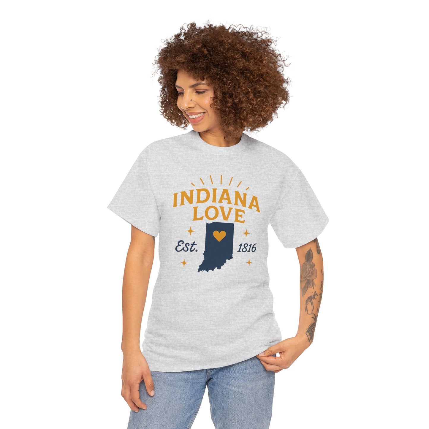 Indiana Love T-Shirt – Est. 1816 State Tee