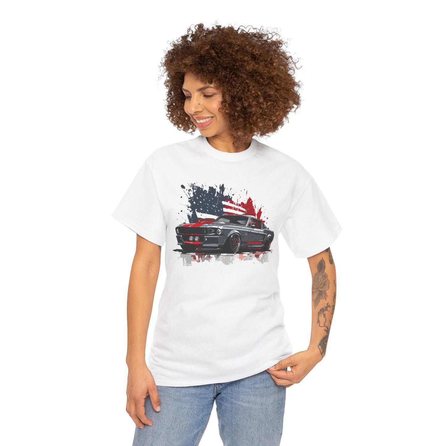 Shelby GT500 Eleanor with stripes — Mustang Graphic Tee