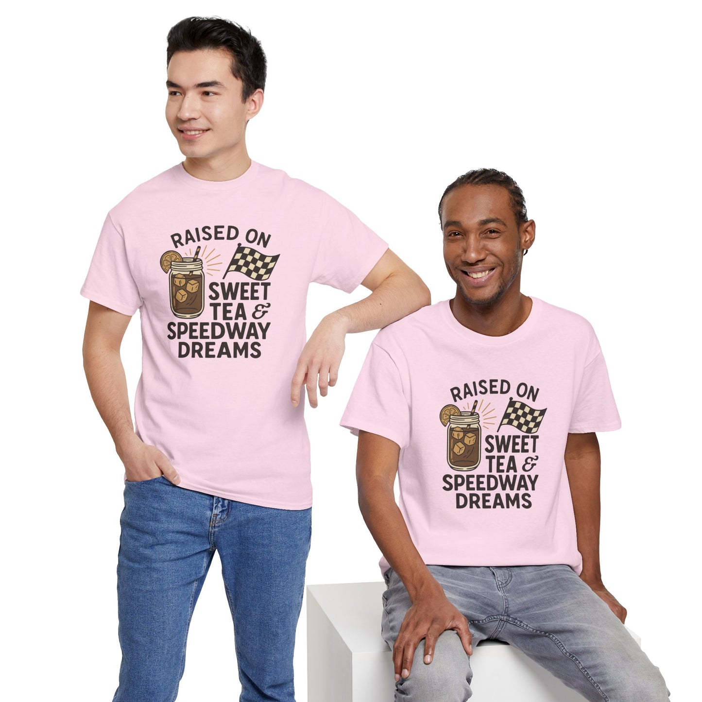 Raised on Sweet Tea & Speedway Dreams Tee