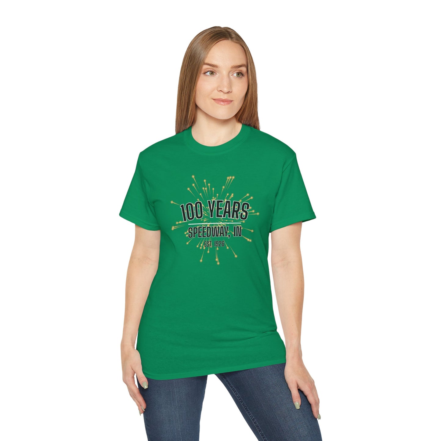 Adult 100th Anniversary - Speedway Firework Tee