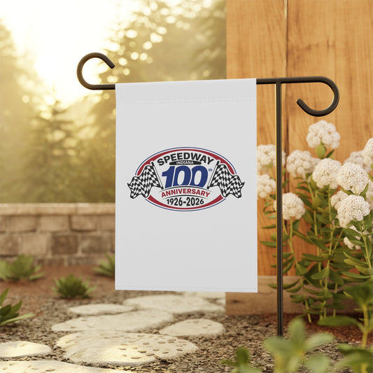 Official Logo Centennial Garden Flag — Speedway '1926–2026' (Flag only)