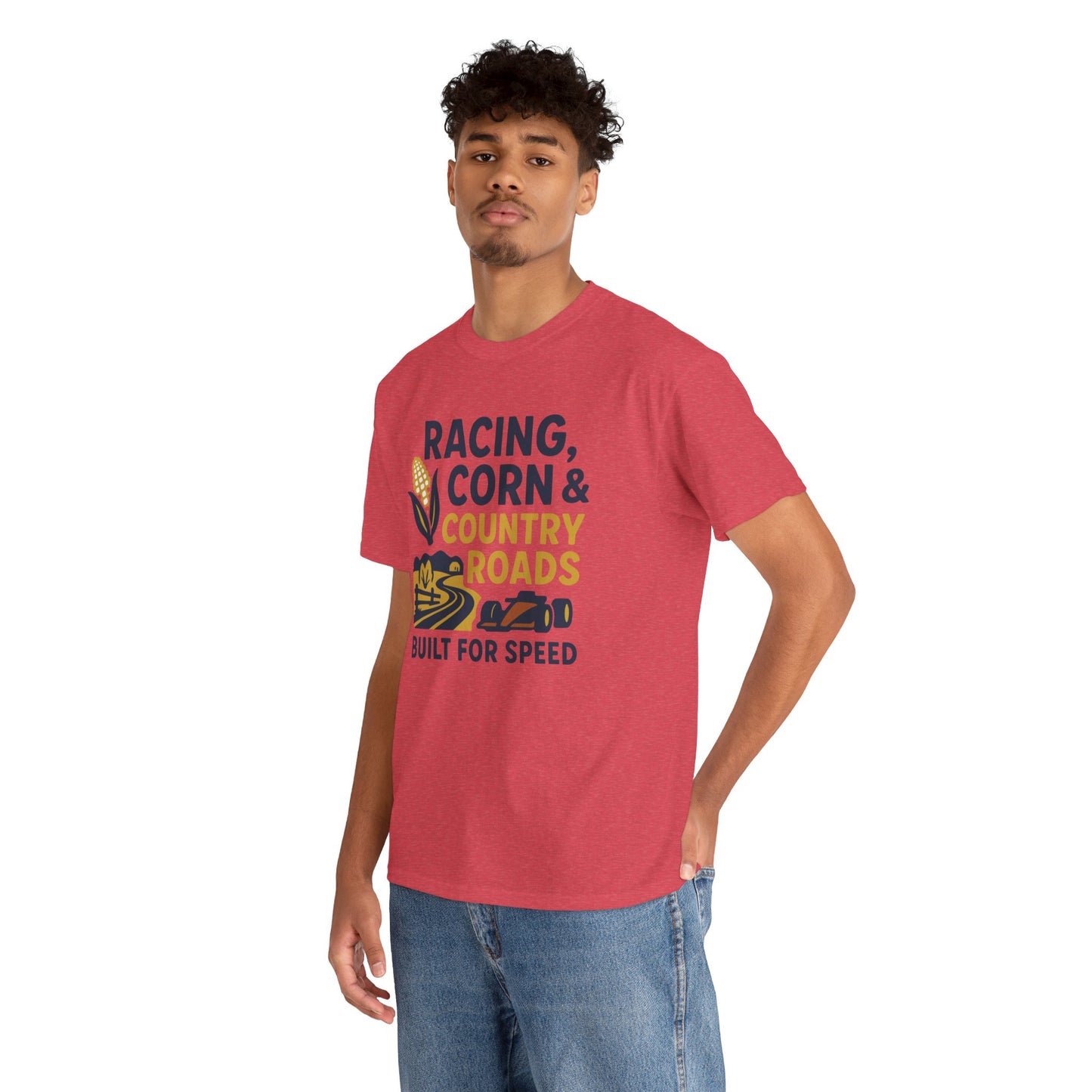 Racing, Corn & Country Roads T-Shirt – Built for Speed Tee