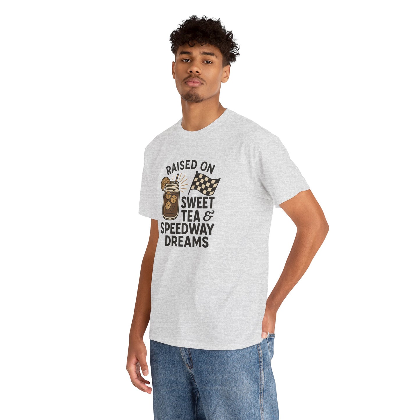 Raised on Sweet Tea & Speedway Dreams Tee