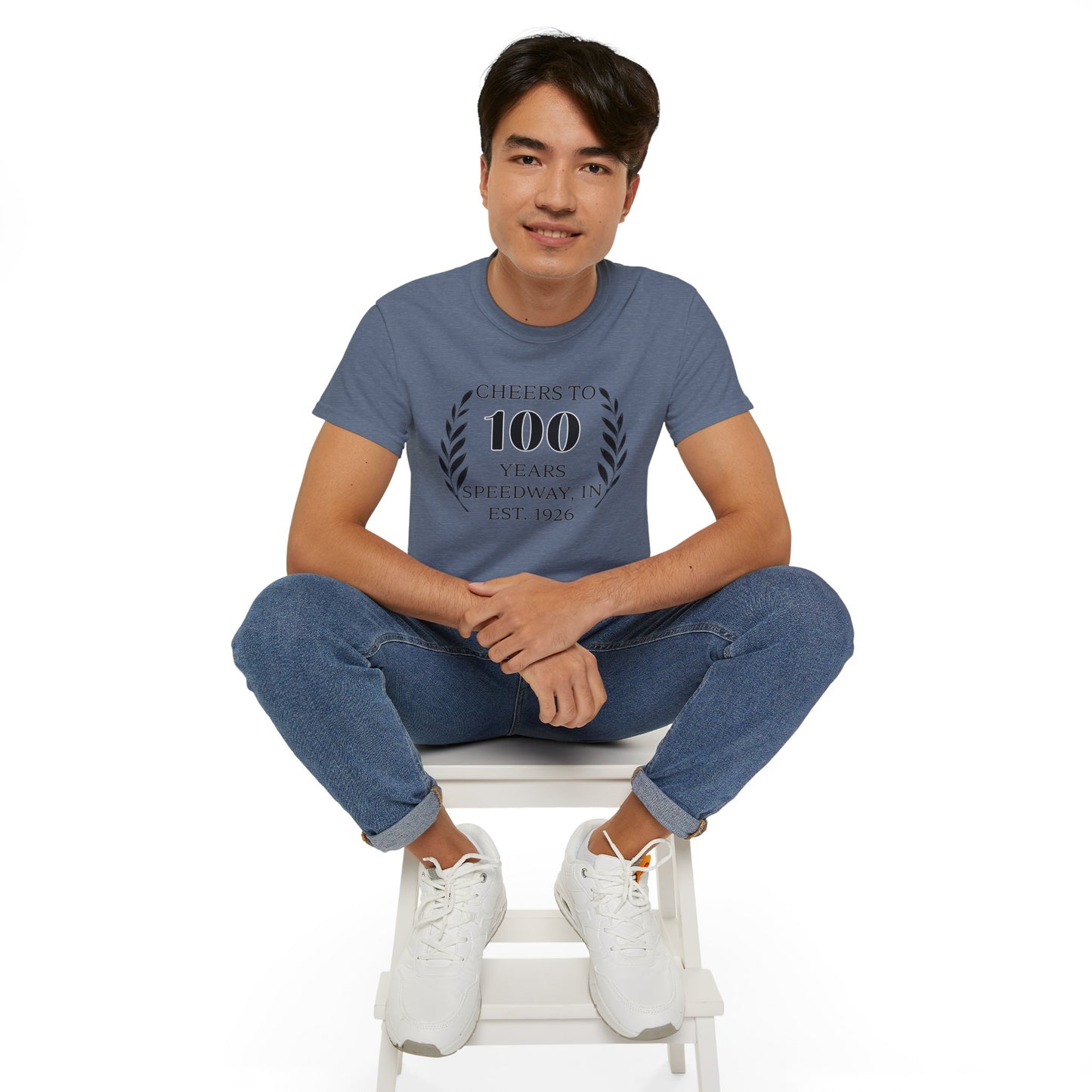 Adult 100th Anniversary - Speedway Cheers Tee