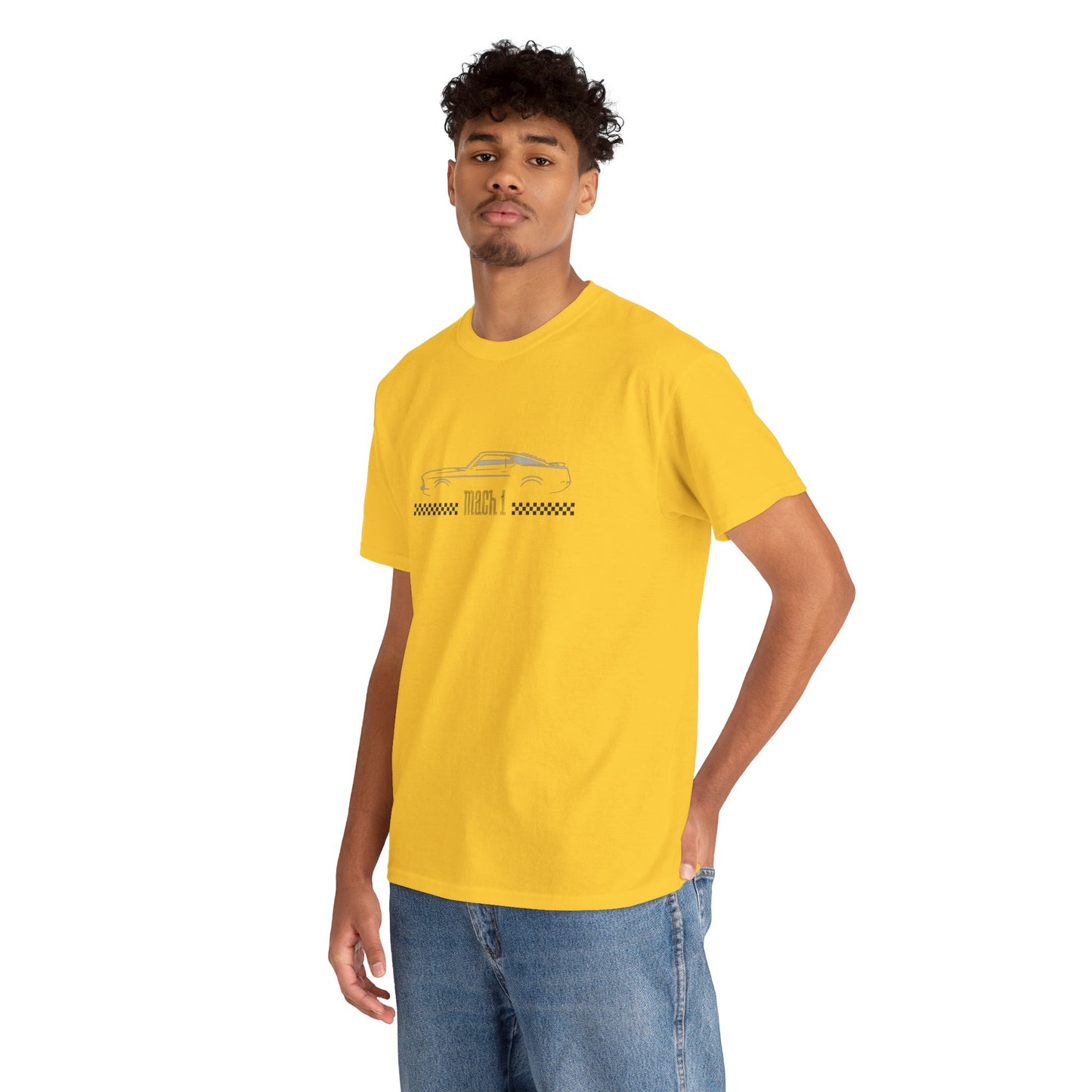 Adult Mustang Mach 1 tee — Vintage Muscle Car