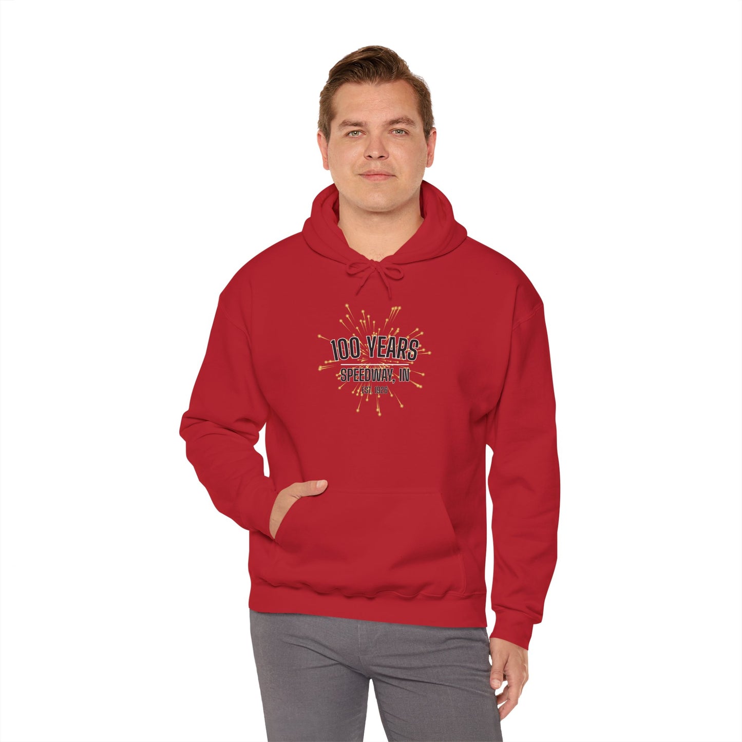 Adult 100th Anniversary - Speedway Firework Hoodie