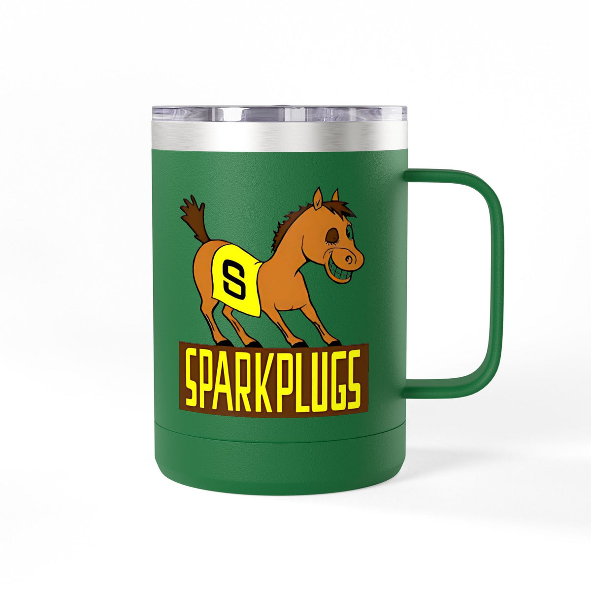 Old School Speedway Logo - 15oz Insulated Coffee Mug Tumbler with Lid