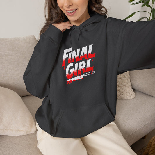 Final Girl Hoodie – Retro Slasher Horror Sweatshirt