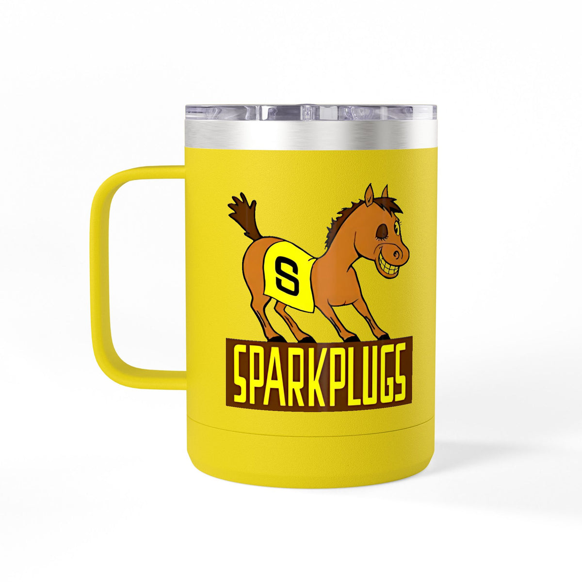 Old School Speedway Logo - 15oz Insulated Coffee Mug Tumbler with Lid
