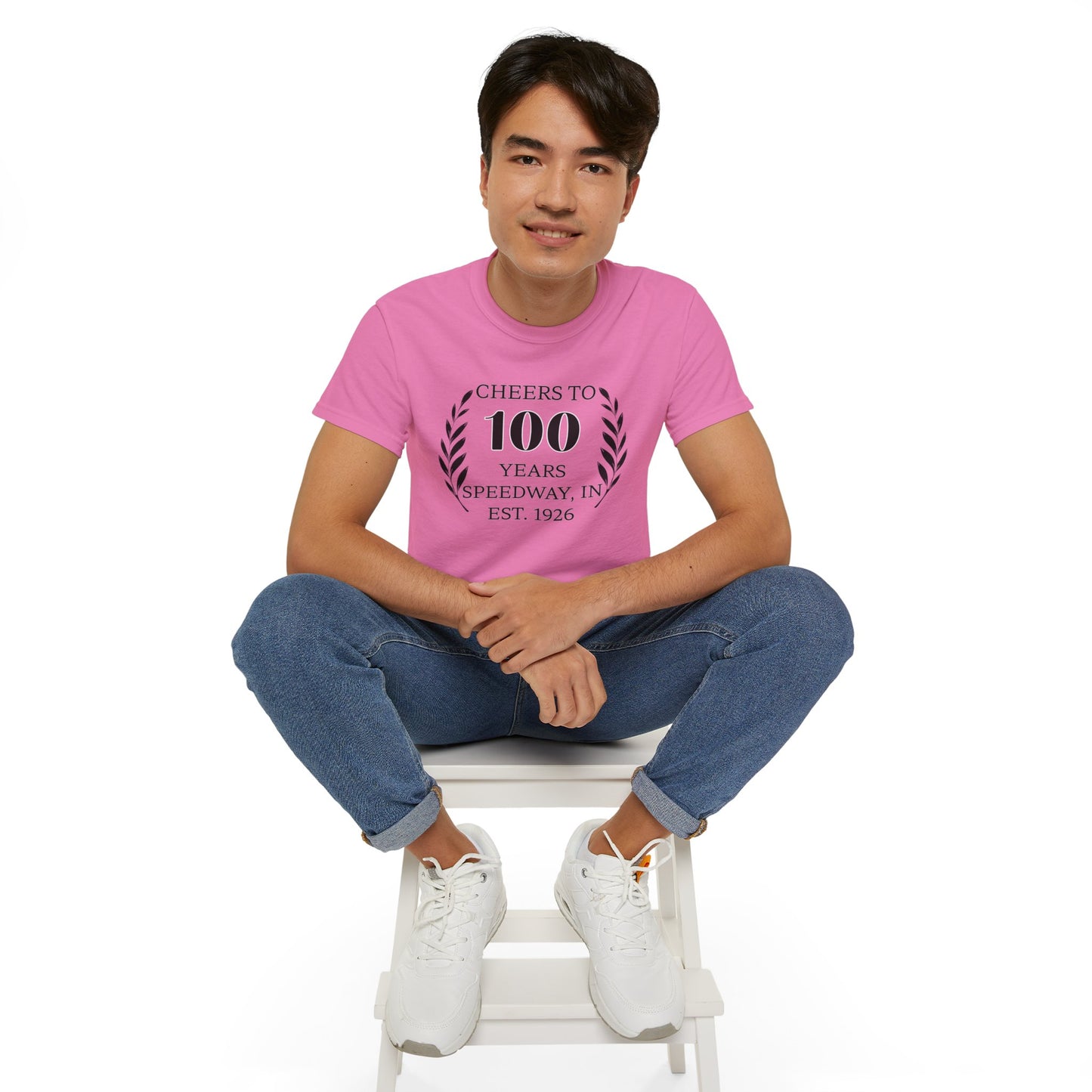 Adult 100th Anniversary - Speedway Cheers Tee
