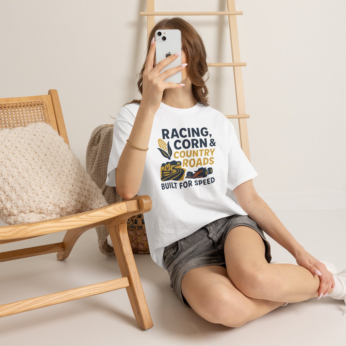 Racing, Corn & Country Roads T-Shirt – Built for Speed Tee