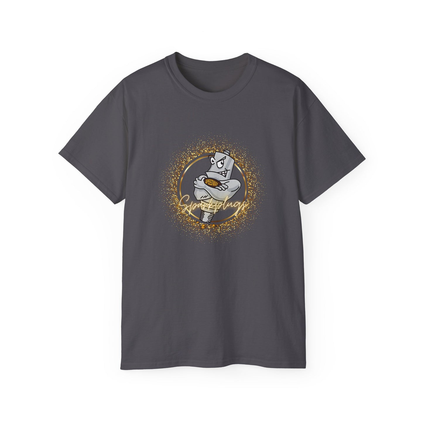 Adult Graphic Tee, Sparkling Speedway Sparkplugs
