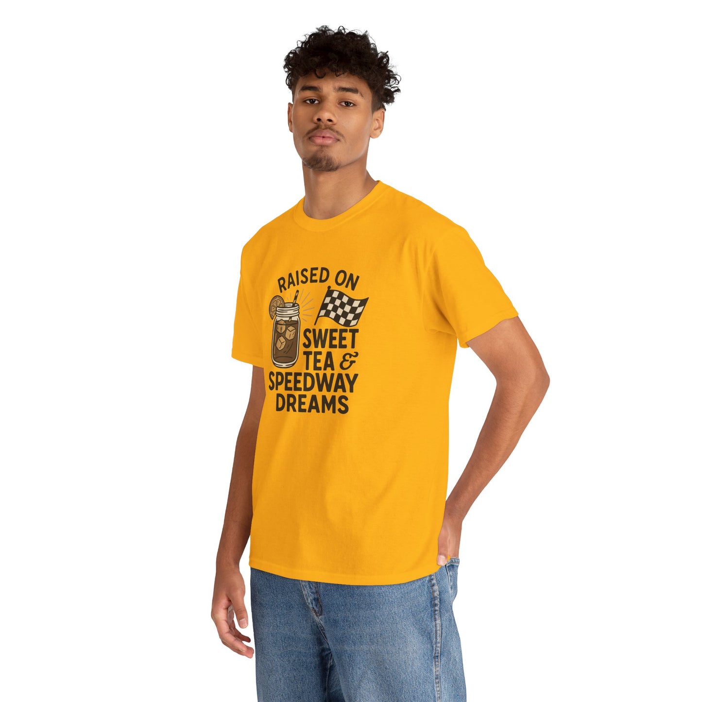 Raised on Sweet Tea & Speedway Dreams Tee