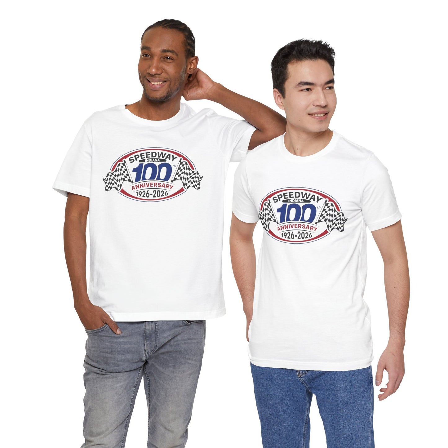 Adult Official Logo Centennial T-Shirt — Speedway '1926–2026'
