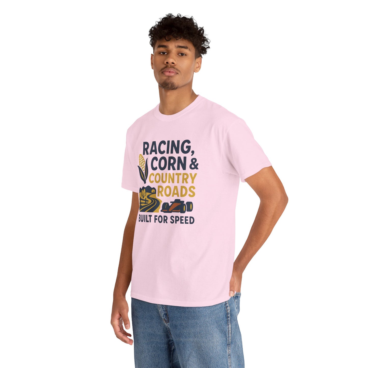 Racing, Corn & Country Roads T-Shirt – Built for Speed Tee