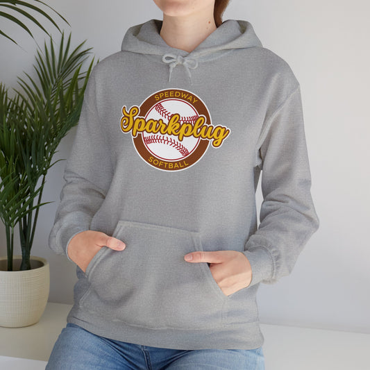 Adult Sparkplug Softball Hoodie — Vintage-Inspired Team Pullover