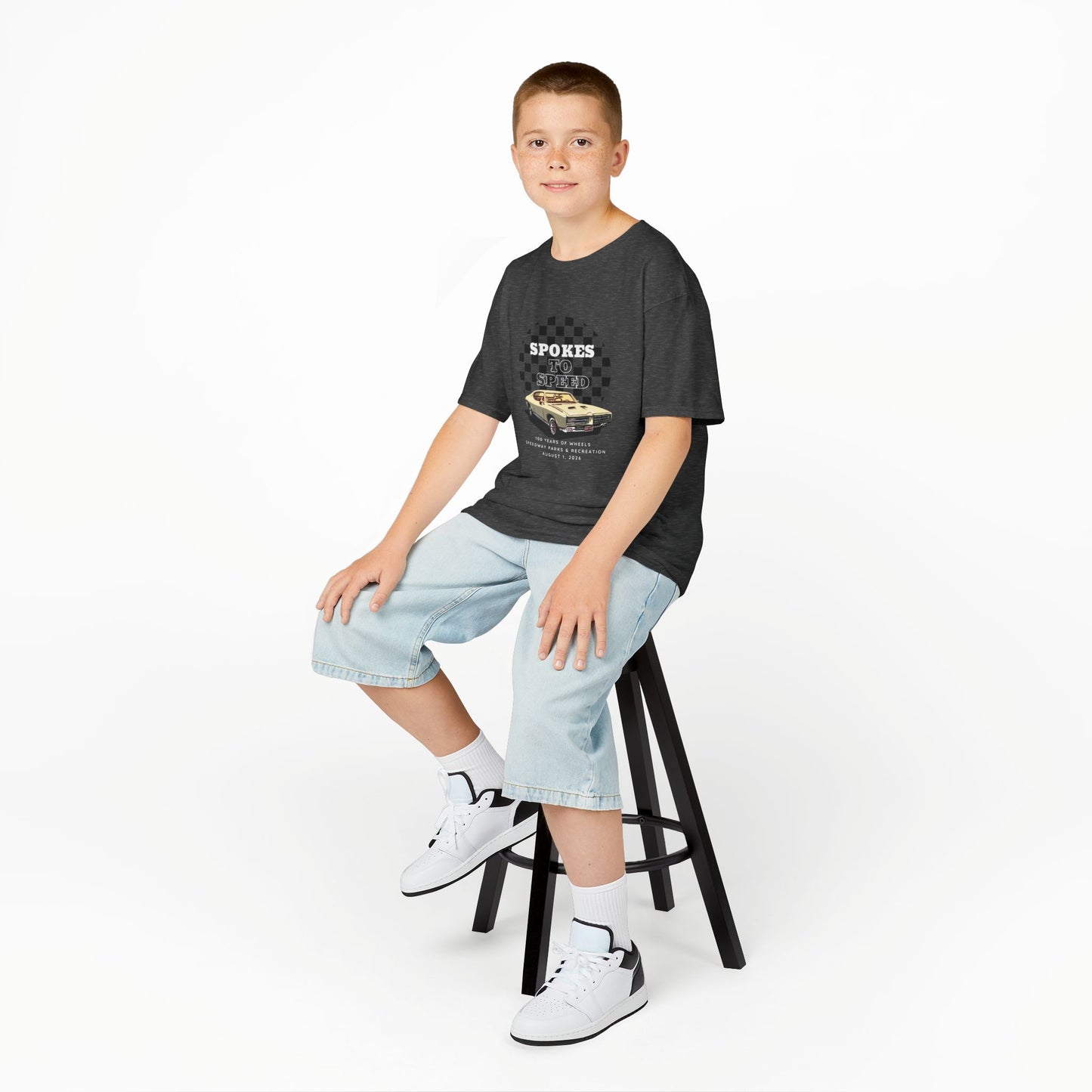 Youth Spokes to Speed t-shirt