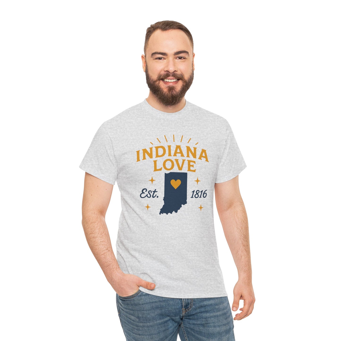 Indiana Love T-Shirt – Est. 1816 State Tee