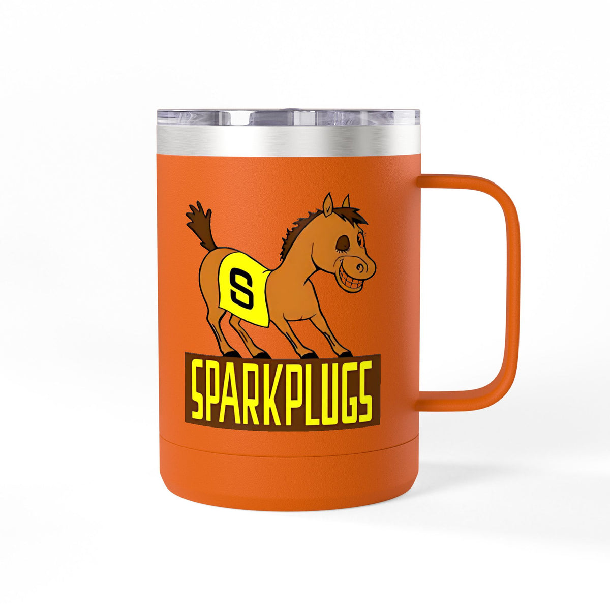 Old School Speedway Logo - 15oz Insulated Coffee Mug Tumbler with Lid