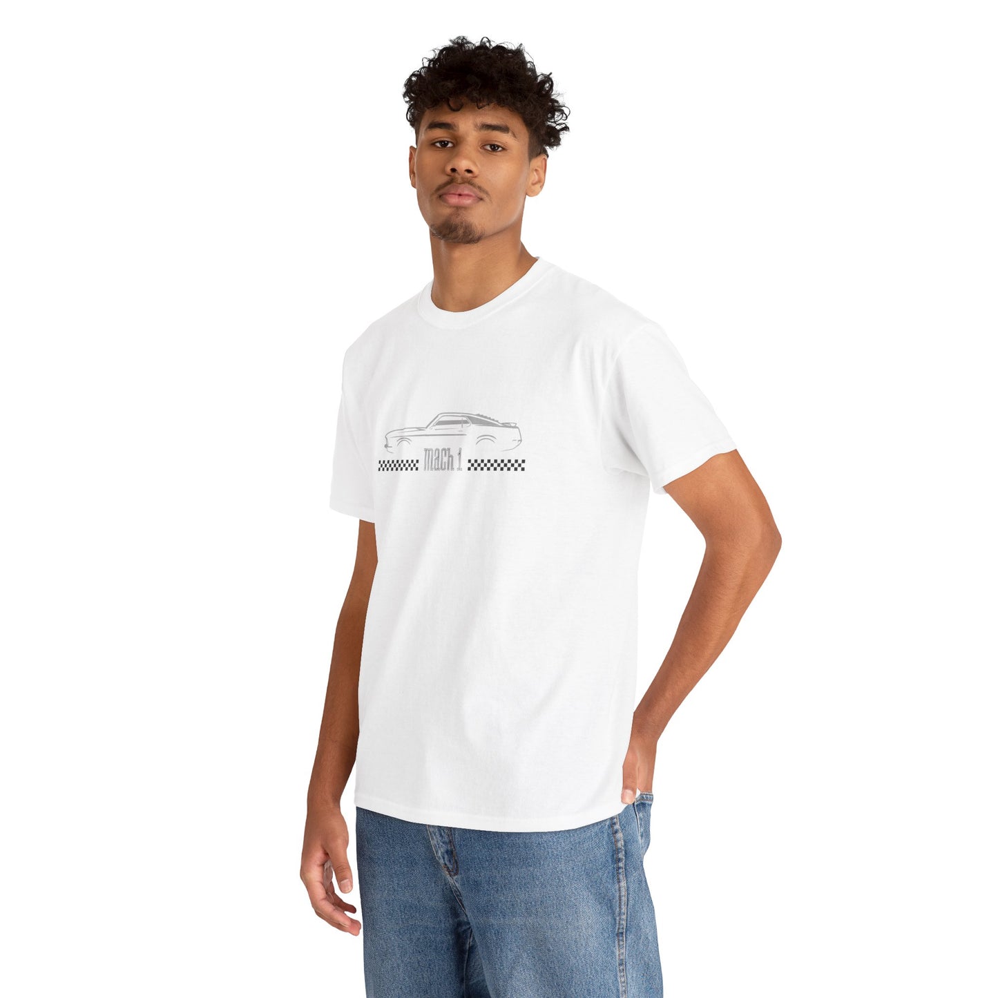 Adult Mustang Mach 1 tee — Vintage Muscle Car
