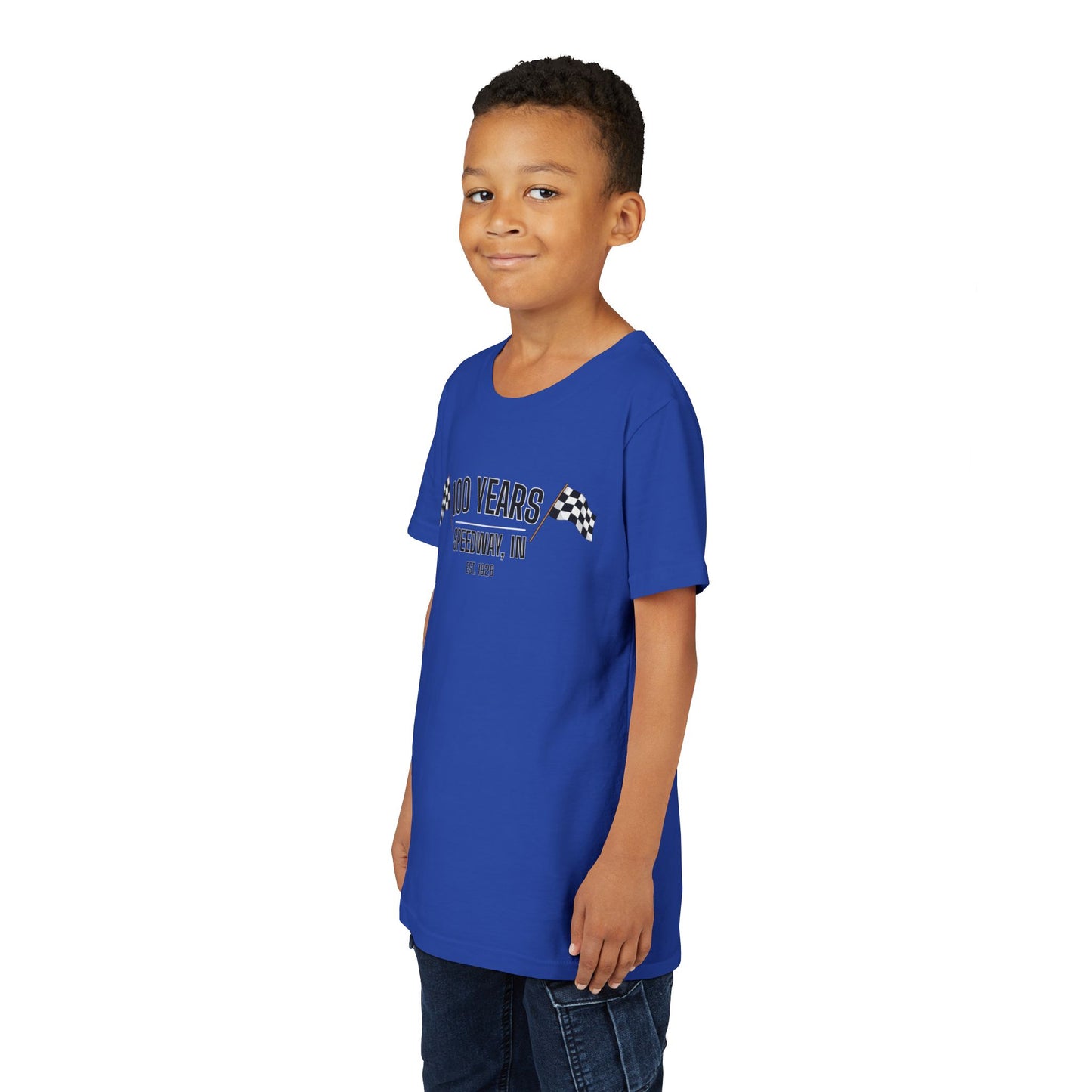 Youth 100th Anniversary - Speedway Flag Tee