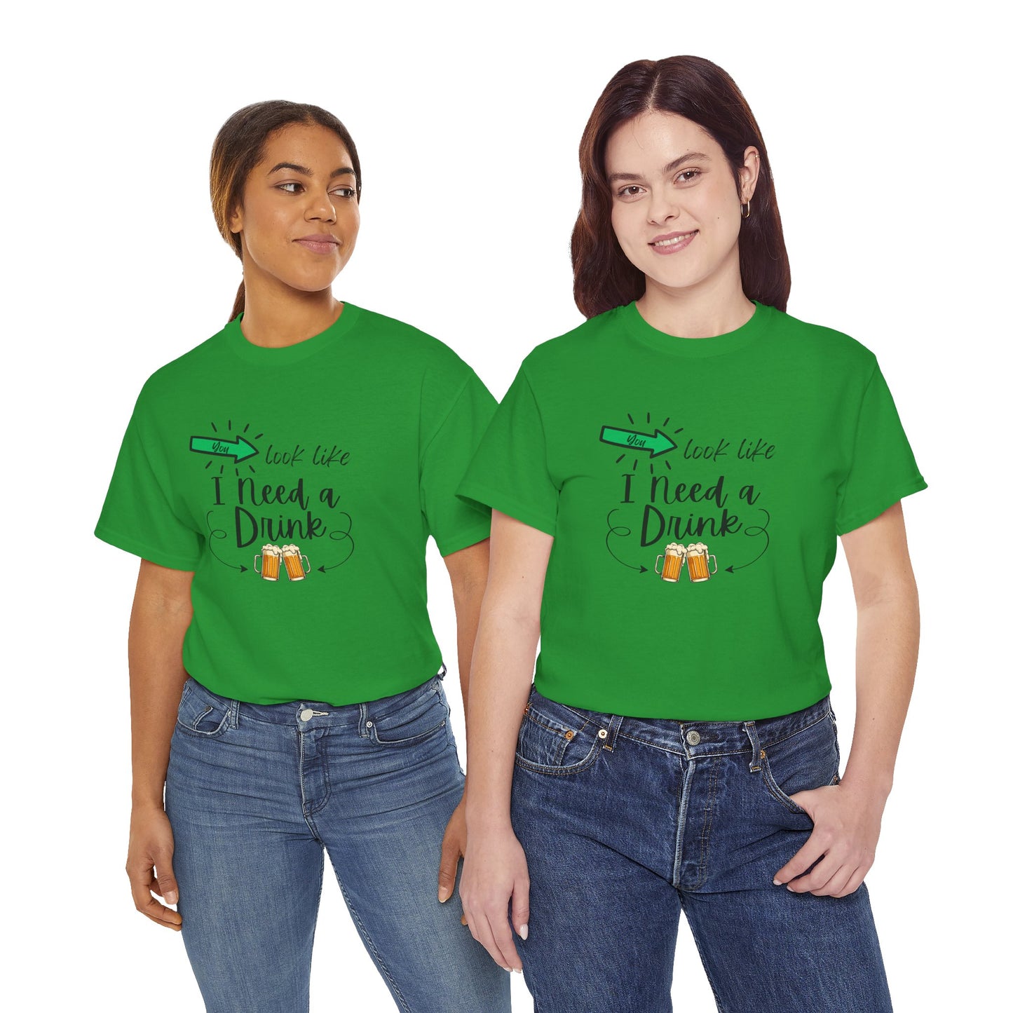 Adult I Need a Drink T-Shirt — Funny Graphic Tee