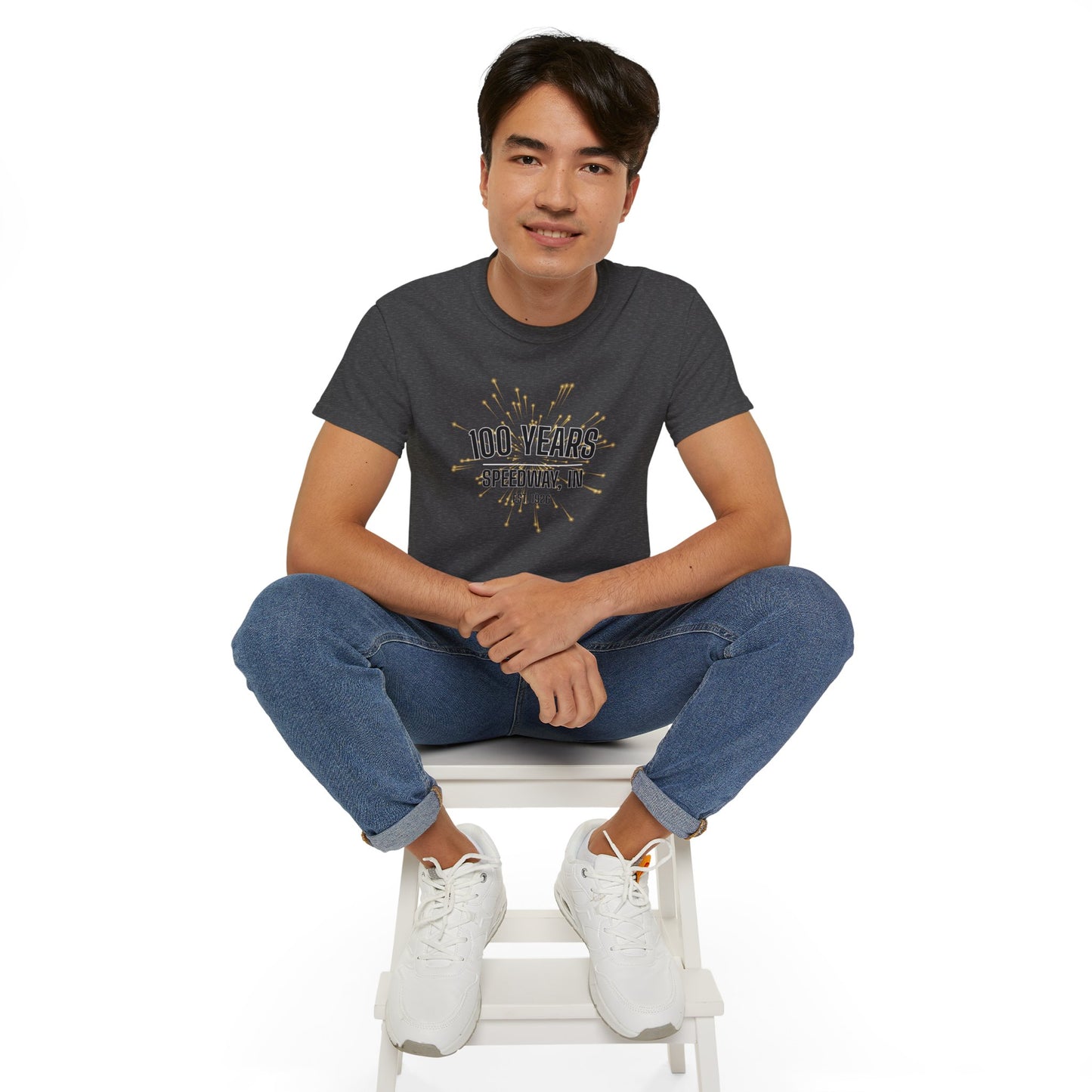 Adult 100th Anniversary - Speedway Firework Tee