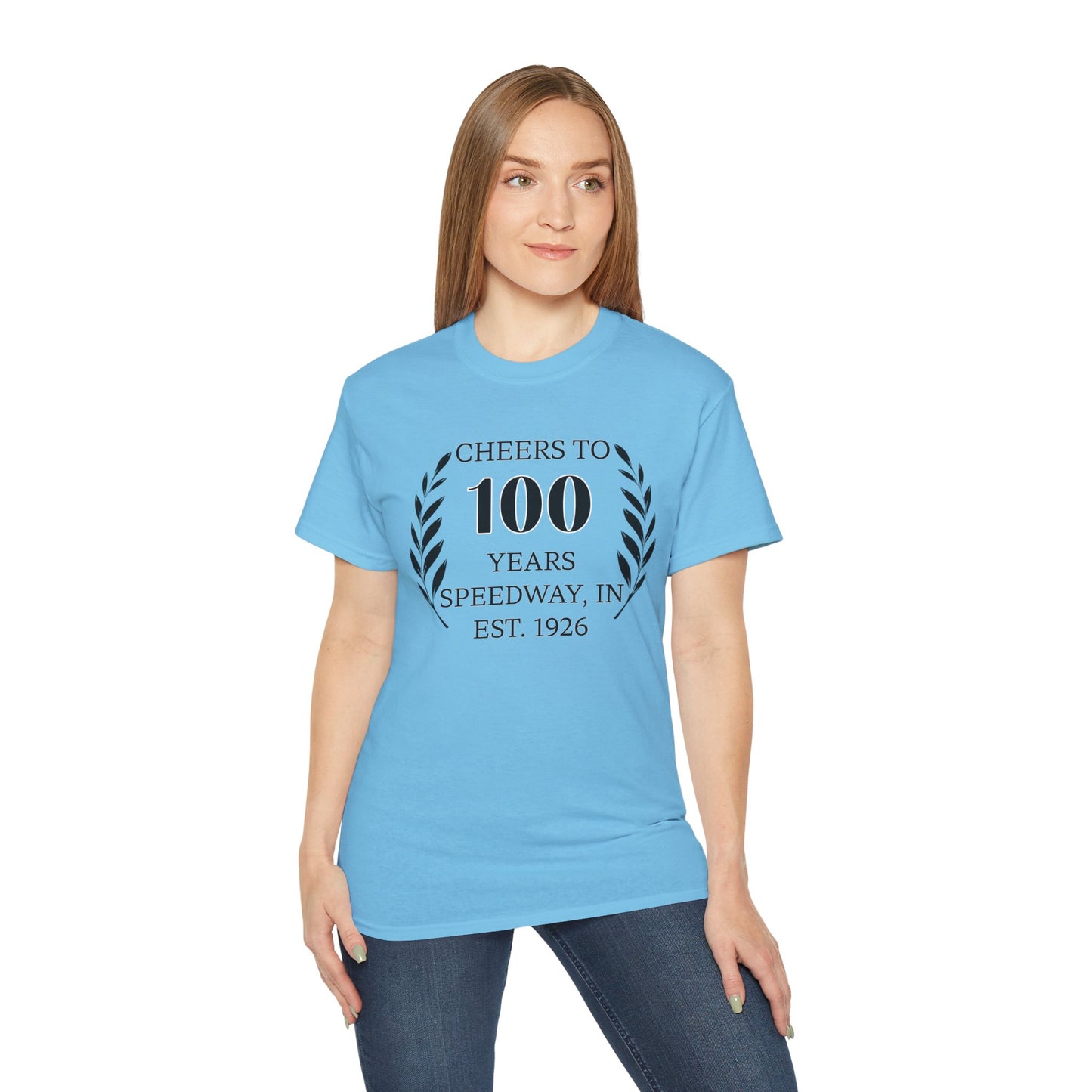 Adult 100th Anniversary - Speedway Cheers Tee