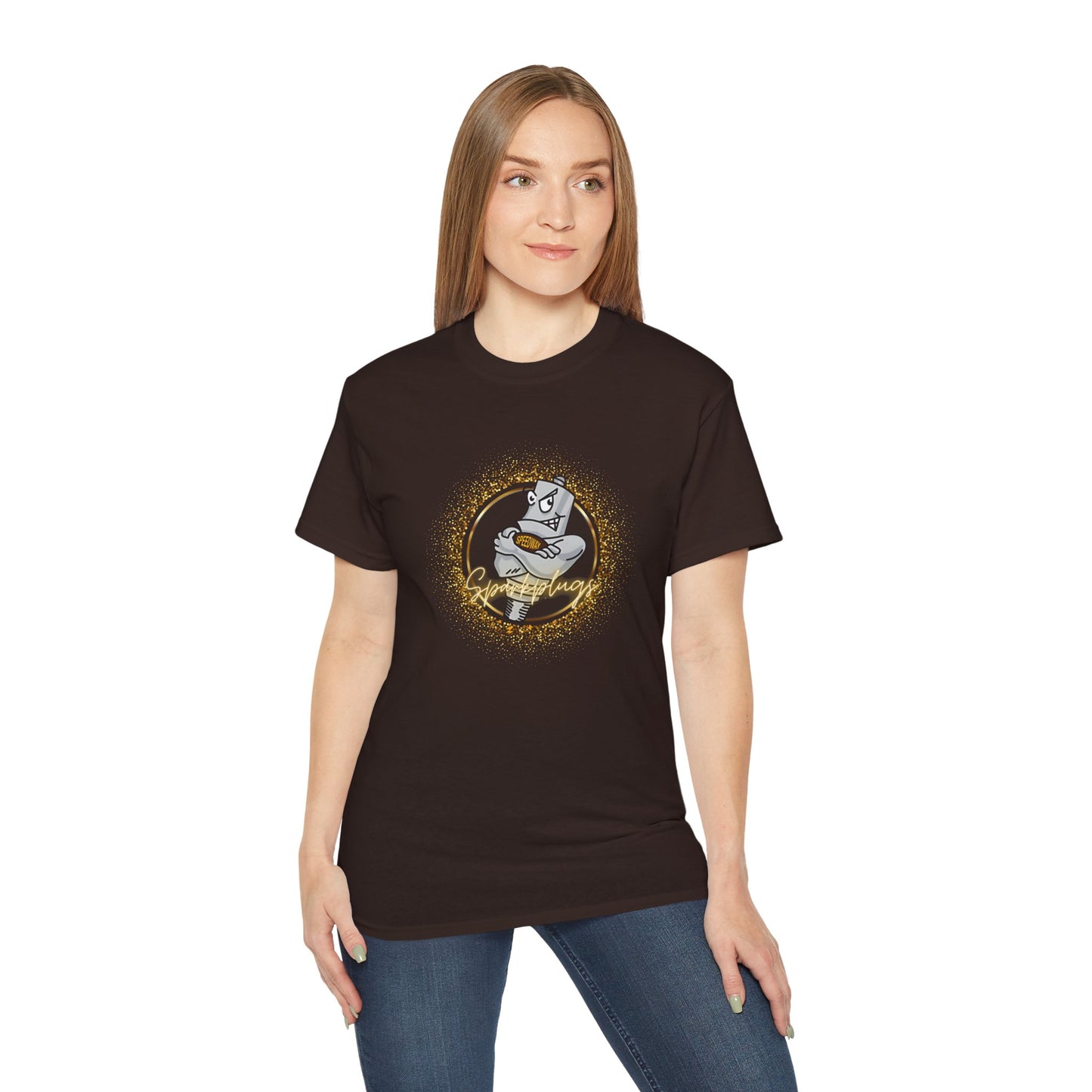 Adult Graphic Tee, Sparkling Speedway Sparkplugs