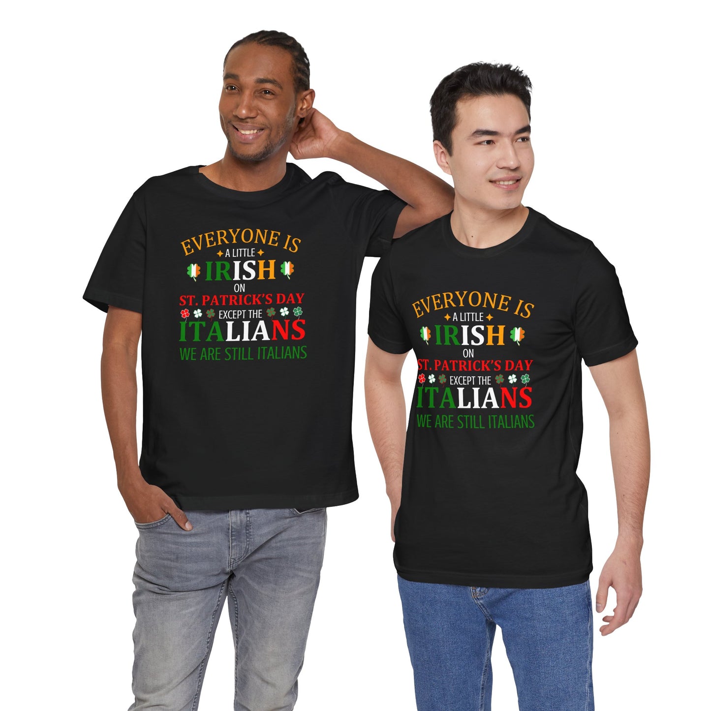 Italian St. Patrick's Day Shirt - Jersey Short Sleeve Tee