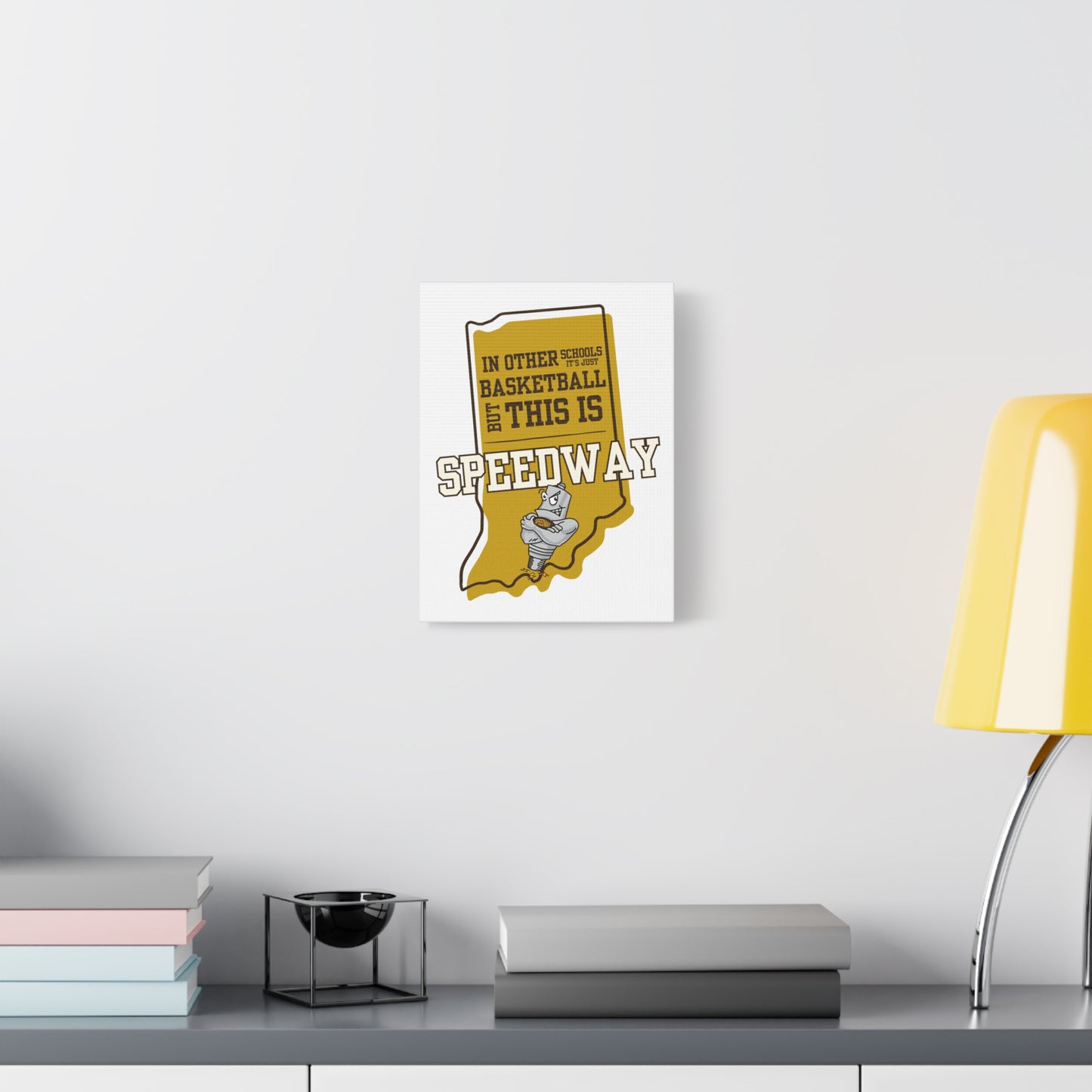 Canvas Wall Art - Speedway Basketball