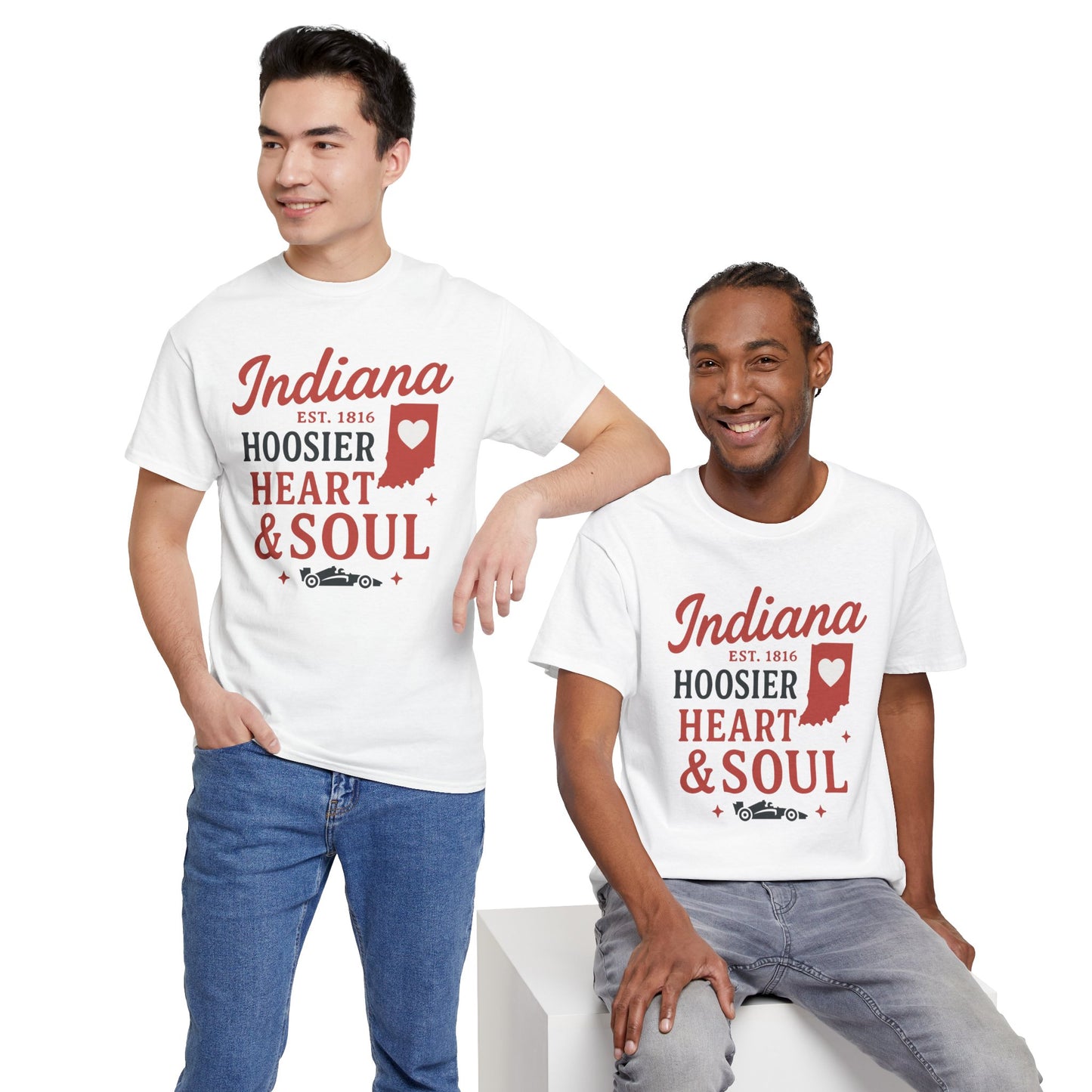 Indiana Hoosier Heart & Soul T-Shirt