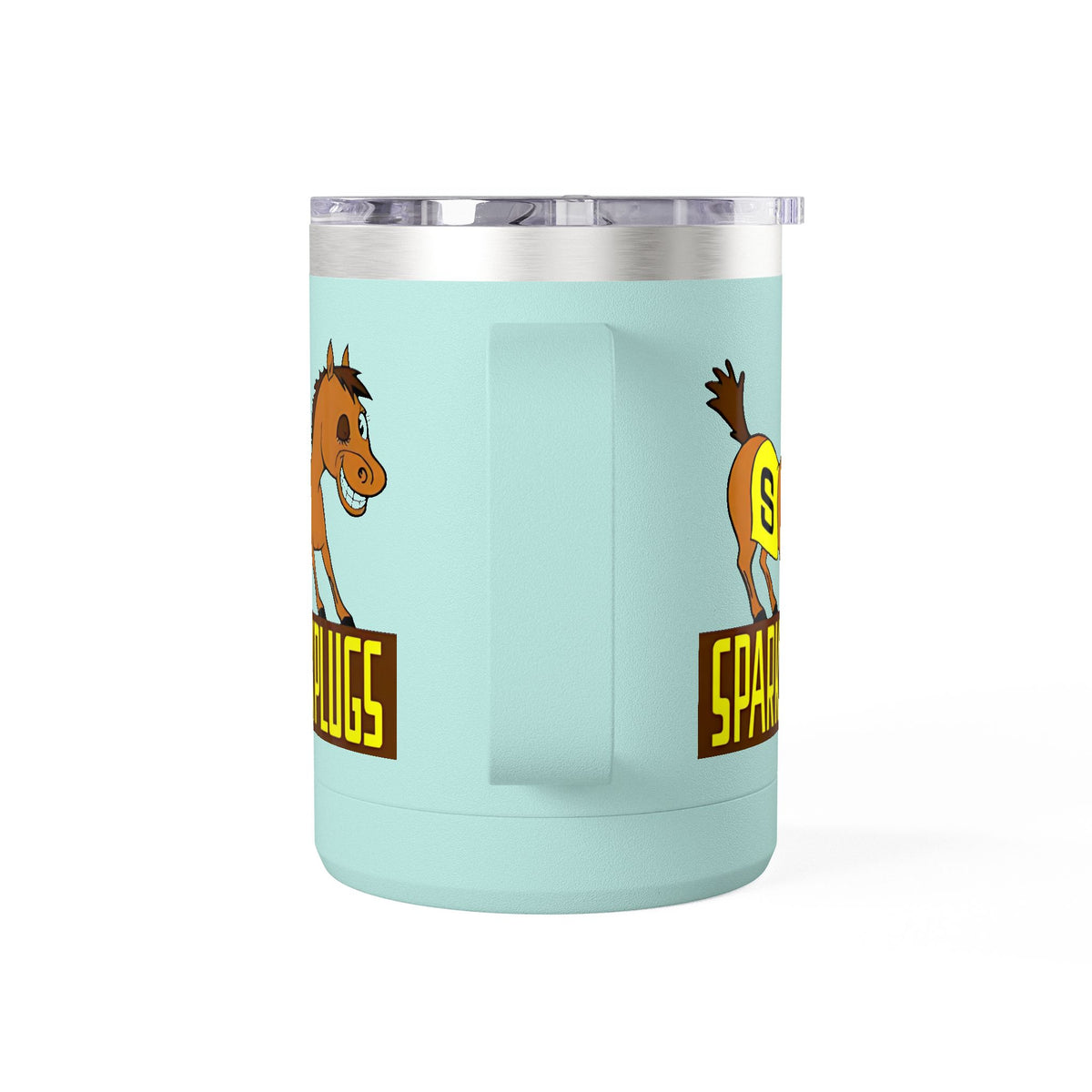 Old School Speedway Logo - 15oz Insulated Coffee Mug Tumbler with Lid