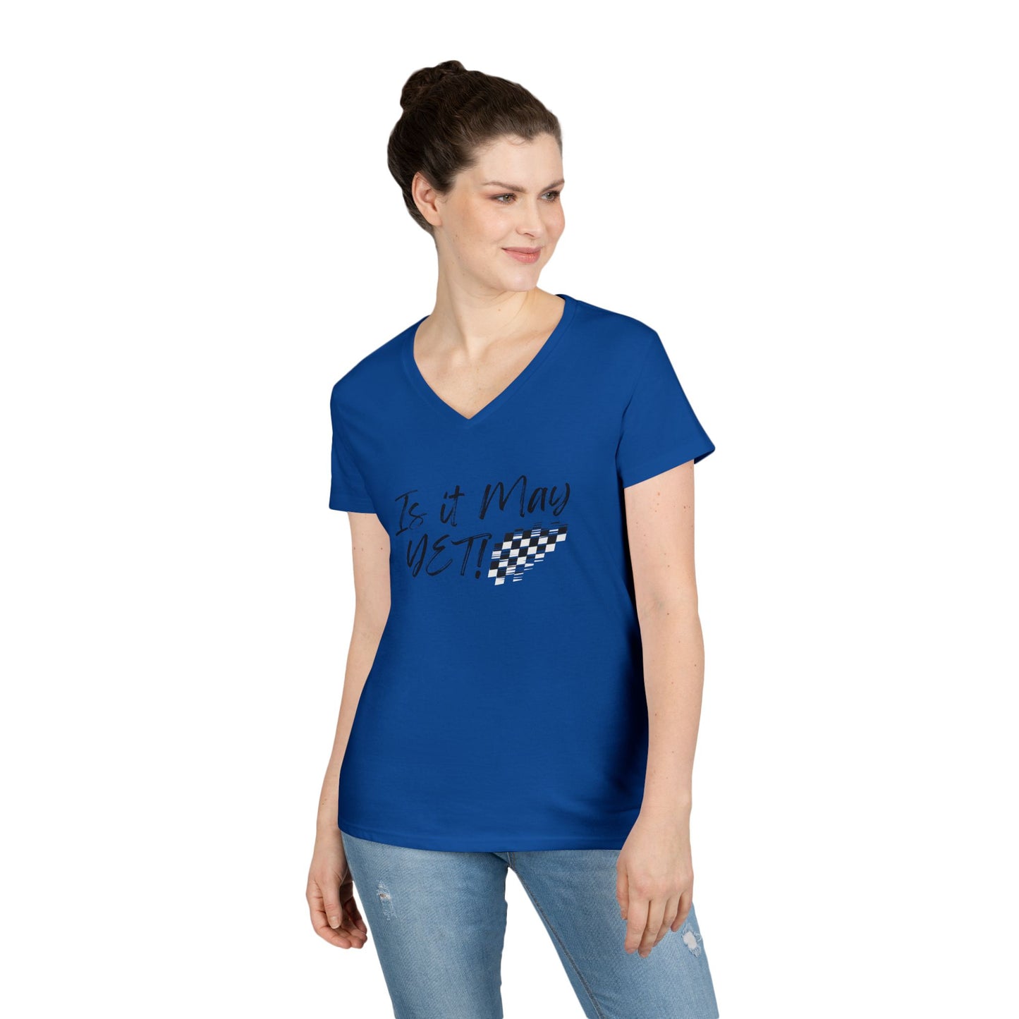 Is It May Yet? V-Neck Women's Tee