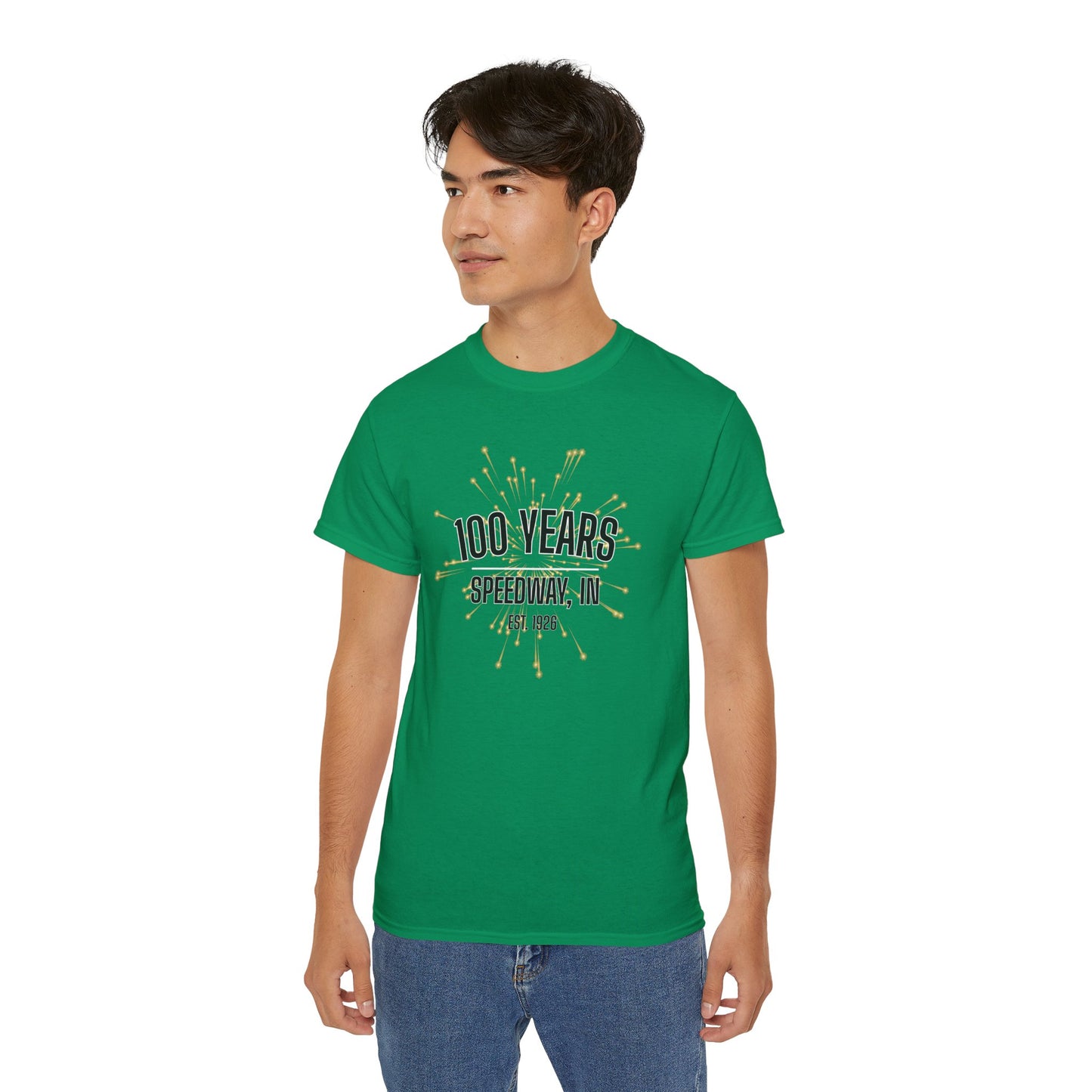 Adult 100th Anniversary - Speedway Firework Tee