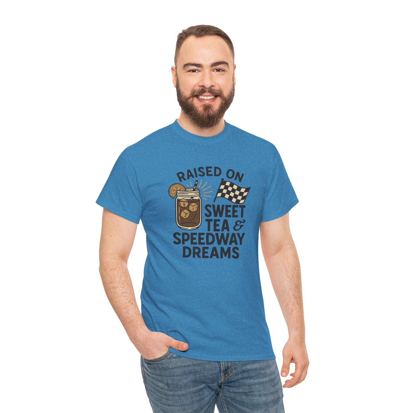 Raised on Sweet Tea & Speedway Dreams Tee